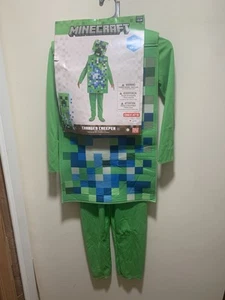 Minecraft Charged Creeper Child Costume Halloween Small(4/6) w Imperfections 508 - Picture 1 of 13