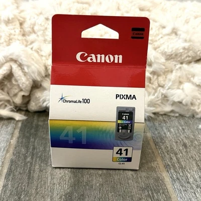 CANON - CL-41 Tri-Color Ink Cartridge ChromaLife100 Pixma - New Expired - Image 1 of 4