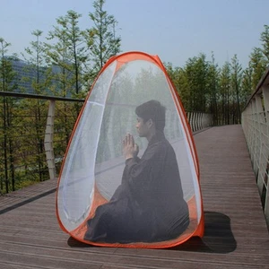 Zen Style Mesh Net Tent For Buddhist Meditation And Mindfulness Practice - Picture 1 of 48