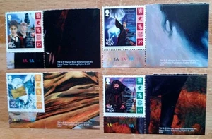 8 Mint Stamps. Movie, Harry Potter. Isle Of Man. Issued In 2004. Bus Train Owl. - Picture 1 of 4