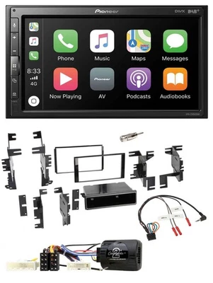 Pioneer USB Lenkrad DAB 2DIN Bluetooth Autoradio für Nissan Cube ab 2009 Frontie - Bild 1 von 4