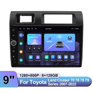 8+128G JOYING Android 13 Plug&Play Radio for Toyota Land Cruiser 70 76 79 Series - Picture 1 of 15