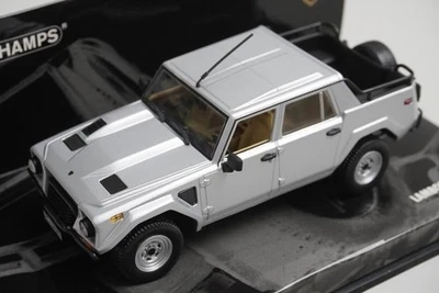 1:43 MINICHAMPS 436103370 Lamborghini LM002 1984 Silver model car - Image 1 of 4