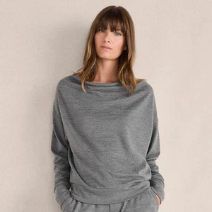 Suéter Haven Well Within Talla Grande Tejido Cortina Frontal Pullover Salón Suéter - Imagen 1 de 6