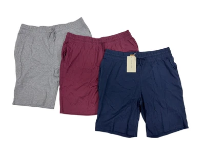 Pier One Herren Nachtwäsche Shorts Hose kurze Schlafhose 3er Pack Gr. L - Bild 1 von 4