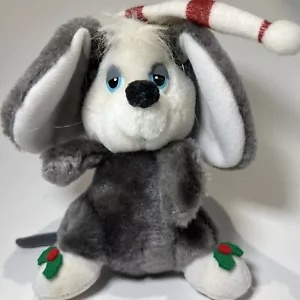 Vintage Applause Sugarplum Mouse Plush Small 7” Holiday Mouse Stuffed 1987 Plush - Picture 1 of 12