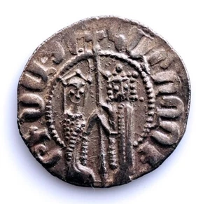S.C. Armenia. "Cruzados". Hetoum I. 1 Tram 1226-270 d.C. EBC-/XF-. Plata 2,9 g. - Picture 1 of 2