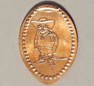 ARMADILLO RANGER WEST State Fair Texas RELIANT Elongated Lucky Penny coin token - Picture 1 of 10