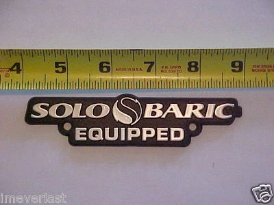 KICKER SOLOBARIC Equipped Chrome emblem PLATE, NEW !!! Exclusive solo plate