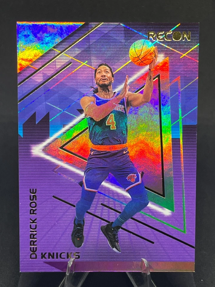 Derrick Rose 2020-21 Panini Recon PINK HOLO #23 New York Knicks - Image 1 of 2