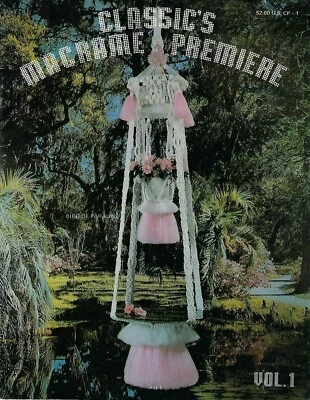 Classic's Macramè Premiere Vol. 1 Tavoli da Appendere Appendiabiti Modelli Libro CP1 - Immagine 1 di 4