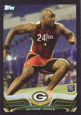 2013 DATONE JONES TOPPS ROOKIE BLACK PARALLEL #423 51/58!! PACKERS! FREE SHIP! - Image 1 of 2