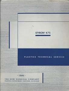 Technical Report - Dow Chemical - Styron 475 - Plastic - 1954 (ST15) - Picture 1 of 1