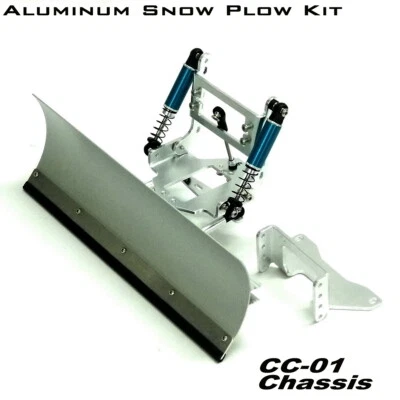 Aluminum rc Snow Plow set for TAMIYA CC-01 pajero Jeep Wrangler  ISUZU MU  - Image 1 of 4