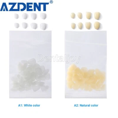 50PCS Dental Teeth Veneers Thin Whitening Resin Anterior Upper Temporary Crown - Image 1 of 4