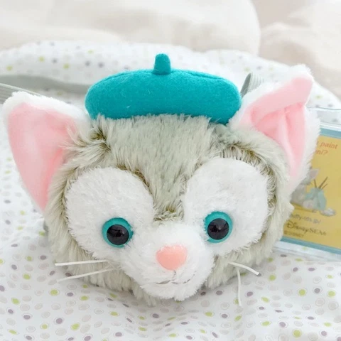New Disney Gelatoni Plush Coin Pass Case Pouch Shoulder Bag Gift Cover