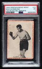 1946-47 Propagandas Montiel Los Reyes del Deporte Max Schmeling #10 PSA 1