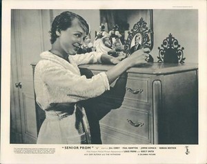 SENIOR PROM ORIGINAL LOBBY CARD JILL COREY WET HAIR PHOTO BRITISH