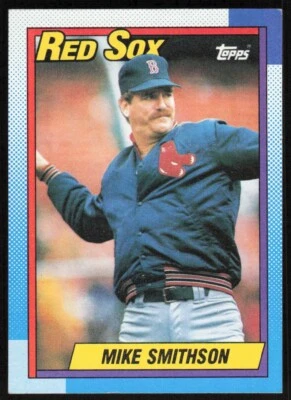 1990 Topps #188 Mike Smithson Boston Red Sox - Image 1 of 2