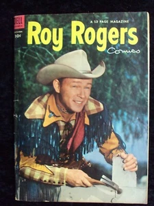 ROY ROGERS COMICS #69 DELL COMICS GOLDEN AGE WESTERN PHOTO COVER  - Picture 1 of 2