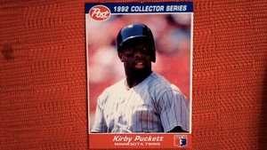 1992 Post Cereal #7 Kirby Puckett - Picture 1 of 2