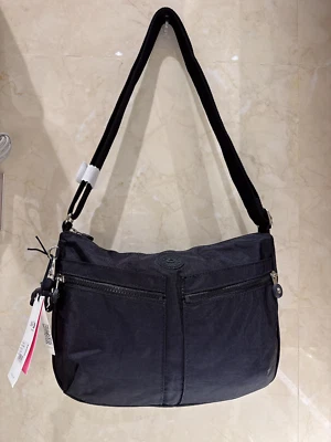 NWT Kipling Women's Izellah Crossbody Bag in Black 13"W x 9"H x 4-3/4"D - Image 1 of 4