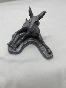 Vintage Pewter Fawn Figurine RB Ricker Bartlett - Picture 1 of 5
