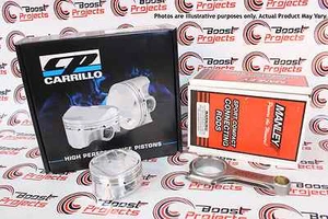 CP Pistons Manley Rods For Acura Honda K24 Bore 89mm 11.5:1 CR SC71453 / 14015-4 - Picture 1 of 3