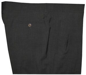 GIORGIO ARMANI CLASSICO DRESS PANTS 38 BLUE BLACK LABEL CHARCOAL MENS 2 PLEAT