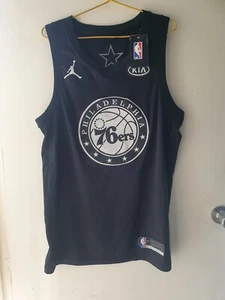 Rare Philadelphia 76ERS #25 Ben Simmons Black Size 50 Swingman Jersey New & Tags - Picture 1 of 11