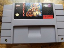 Vintage Super Nintendo SNES Brutal Paws Of Fury Video Game Cartridge