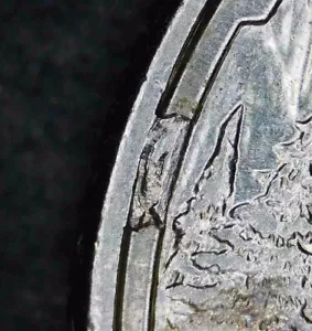 CUD Error! 2006 Colorado State Quarter Die Chip Rim Cud Die Break - Picture 1 of 3