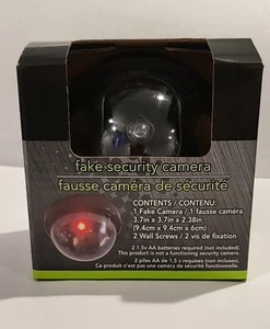 Fake Security Camera, e*circuit 3.7 x 3.7 x 2.38 in. - Picture 1 of 3