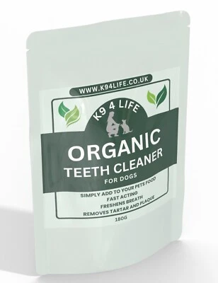 Teeth Cleaning Powder for Dogs 180G - Removes Plaque Tartar Add to Food Tooth UK - Image 1 of 4
