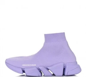 Balenciaga Women’s Speed Trainer - Size 8 Lilac - Picture 1 of 7