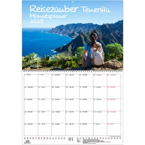 Reisezauber Teneriffa Planer DIN A2 Kalender für 2025 Teneriffa Santa Cruz Urlau - Bild 1 von 1