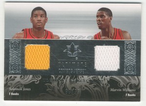 2006-07 Ultimate Collection Combo Jerseys Dual #JW Solomon Jones/Marvin Williams