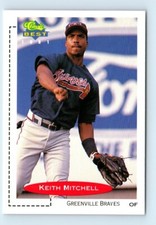 1991 Classic Best Greenville Braves Keith Mitchell Greenville Braves #21