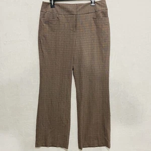 Apostrophe Rosa Pants Women Size 10 Brown Straight RN15099 Wash Cold - Picture 1 of 10