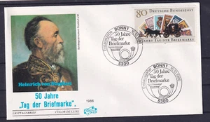 Bundesrepublik FDC 1299 SC 1472 50th Anniv Stamp Day - Picture 1 of 1