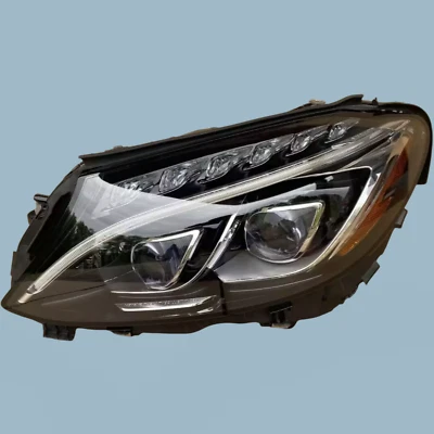 Mercedes-Benz W205 C200 C300 C63AMG Left LED US Headlight 2015-2018 A2059065605 — 第 1/4 张图片