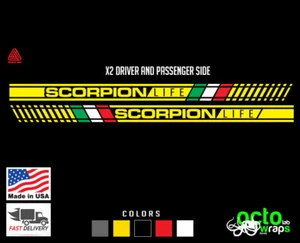 fits Fiat 500 Abarth Sport 2X racing doors side decal sticker intake accessories - Picture 1 of 6