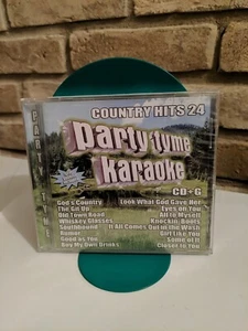 PARTY TYME KARAOKE: COUNTRY HITS, VOL. 24 NEW CD Lyric Booklet Included - Picture 1 of 3