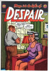 DESESPAIR 1969 VERDADERA PRIMERA Impresión R. CRUMB Underground Comix Comix IMPRESIÓN COMO NUEVA - Imagen 1 de 2