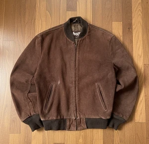 vintage schott suede jacket brown - Picture 1 of 13