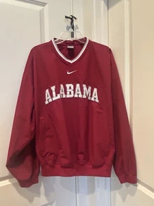 Vintage Nike University Of Alabama Crimson Tide Windbreaker Pullover Size Medium - Bild 1 von 9