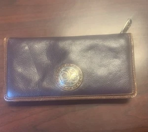 Brighton  Clutch Wallet Zip Coin Pocket And Magnetic Closure  - Picture 1 of 6