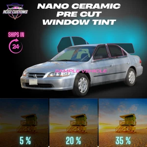 Nano Ceramic PreCut Window Tint Film for Accord Sedan 1998-2002 All Sides+Back - Bild 1 von 5