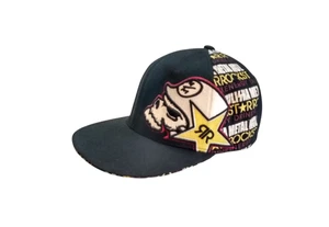 Metal Mulisha Black Global Rockstar Flexfit Hat -Logos On The Front-S-M - Bild 1 von 14