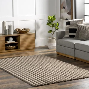 nuLOOM 3'9" x 6' Cozy Plush Area Rug, Machine Washable, Non-Slip, Soft Fluffy--- - Picture 1 of 5